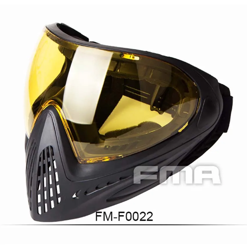 FM-F0022 FMA F1 открытый Пейнтбол страйкбол безопасность Анти-туман очки/полное лицо Ma sk FM-F0022 к f0025 - Цвет: FM-F0022