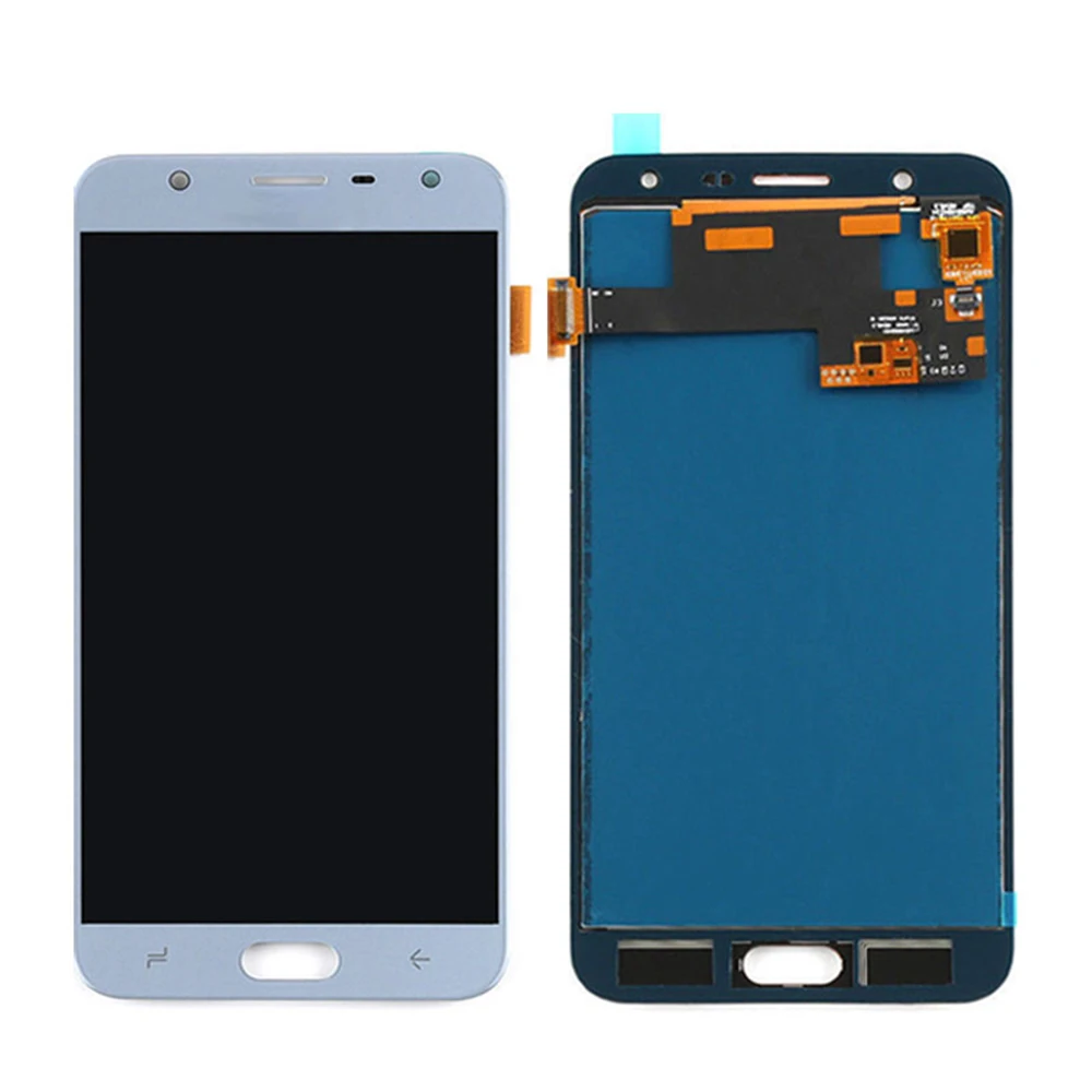 ЖК-дисплей для samsung Galaxy J7 Duo J720 J720F SM-J720F кодирующий преобразователь сенсорного экрана в сборе Замена Регулируемая яркость