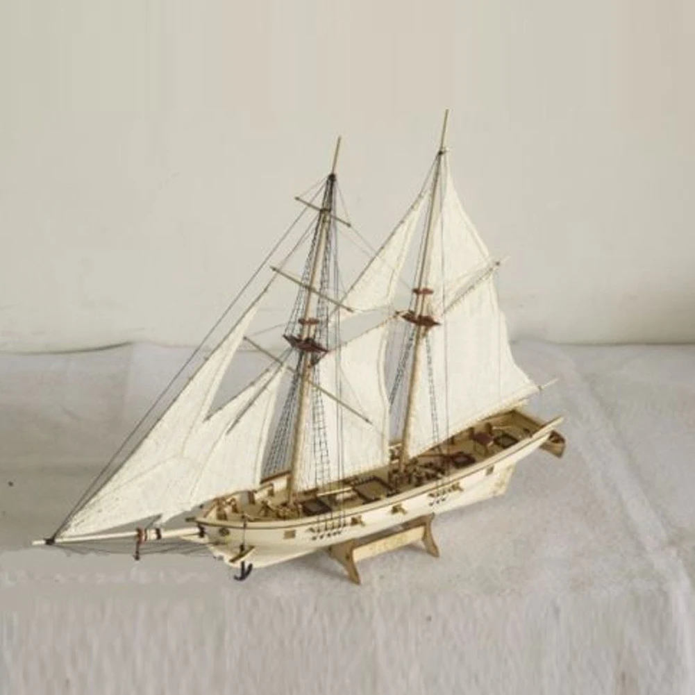 1:100 весы мини деревянный парусник комплект корабля лодка игрушка в подарок