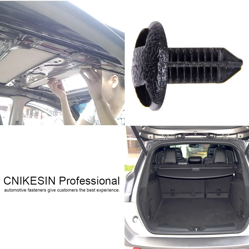 CNIKESIN 50 PCS A61 6 4 мм отверстие нейлон автозажим для машин багажник подкладка щит
