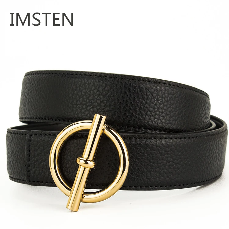 

Imsten men's leisure H genuine leather brand leather belt high-grade leather belt belt men