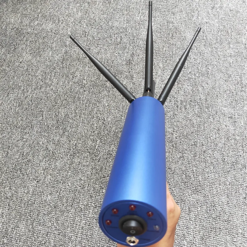 New Blue Enhanced Signal Three Antennas Remote Location AKS Remote Locator Underground Metal Detector Treasure Finder