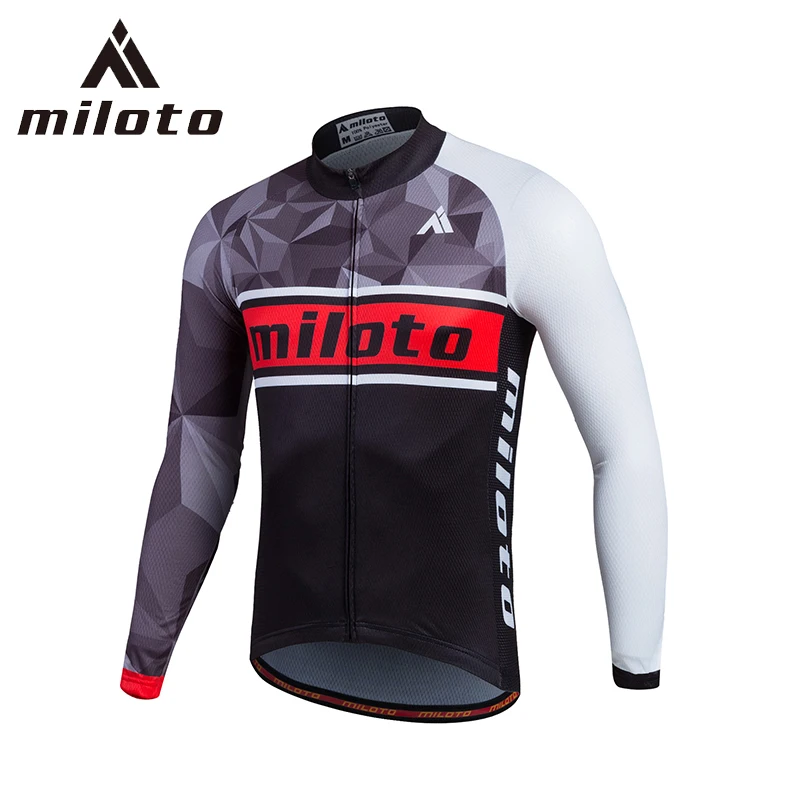 Miloto Весна длинным рукавом Джерси Велонаборы Для мужчин Pro Велоспорт гель Брюки