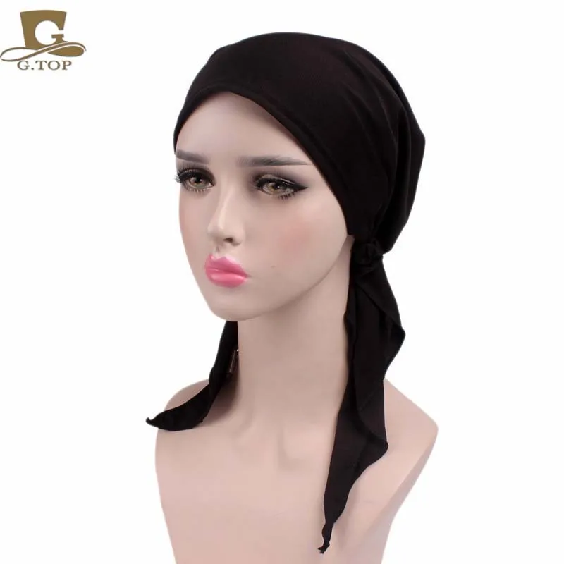 Женский однотонный обезболивающий эластичный предварительно завязанный