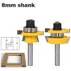 Рельсовый и стильный набор фрез-шейкер 2 шт. Нож для деревообработки с хвостовиком 8 дюймов