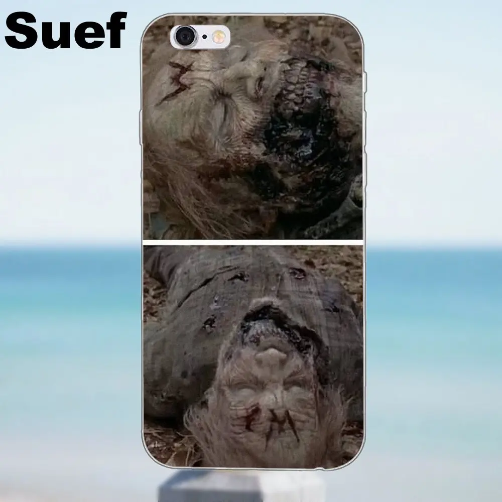 Ходячие мертвецы зомби для iPhone X 4 4S 5 5S 5C SE 6 6S 7 8 Plus Samsung Galaxy J1 J3 J5 J7 A3 A5 2016 2017 Мягкий