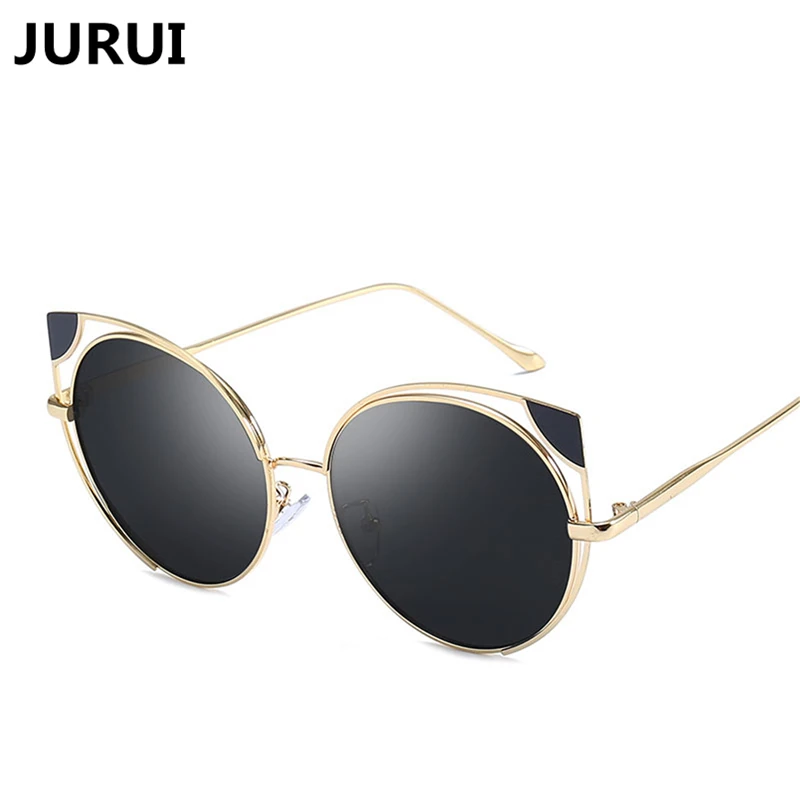 Женские Модные солнцезащитные очки кошачий глаз сексуальные полые