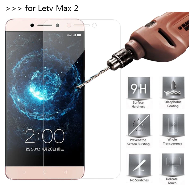 10 Pcs/Lot Premium Tempered Glass For Letv Le Max 2 X820 5.7&quot Screen Protector protective film | Мобильные телефоны и