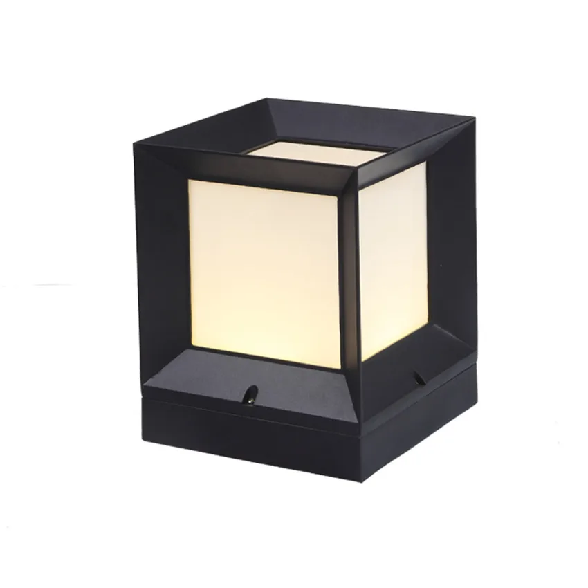 

Waterproof LED Garden Lawn Lamp Headlight Garden Lamp Fence Lamp Aluminum Pillar Light Outdoor Villa Lawn Bollards Light NR-63
