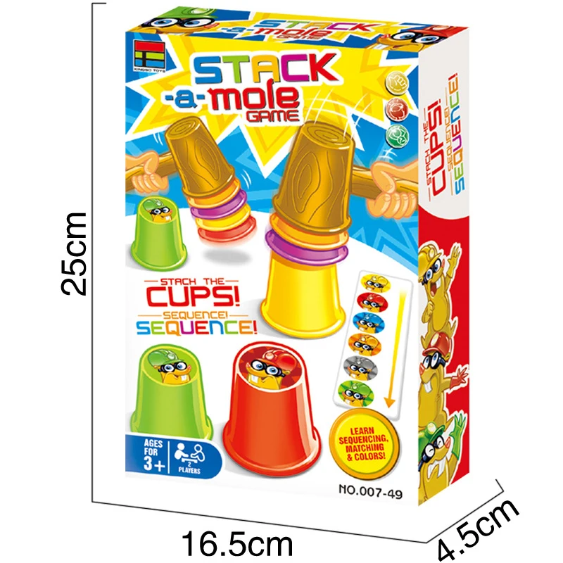 35PCS/Set Child Gophers Table Entertainment Toys for Parent-Child Interactive Toy Children Tacking Desk Playing Party Game | Игрушки и
