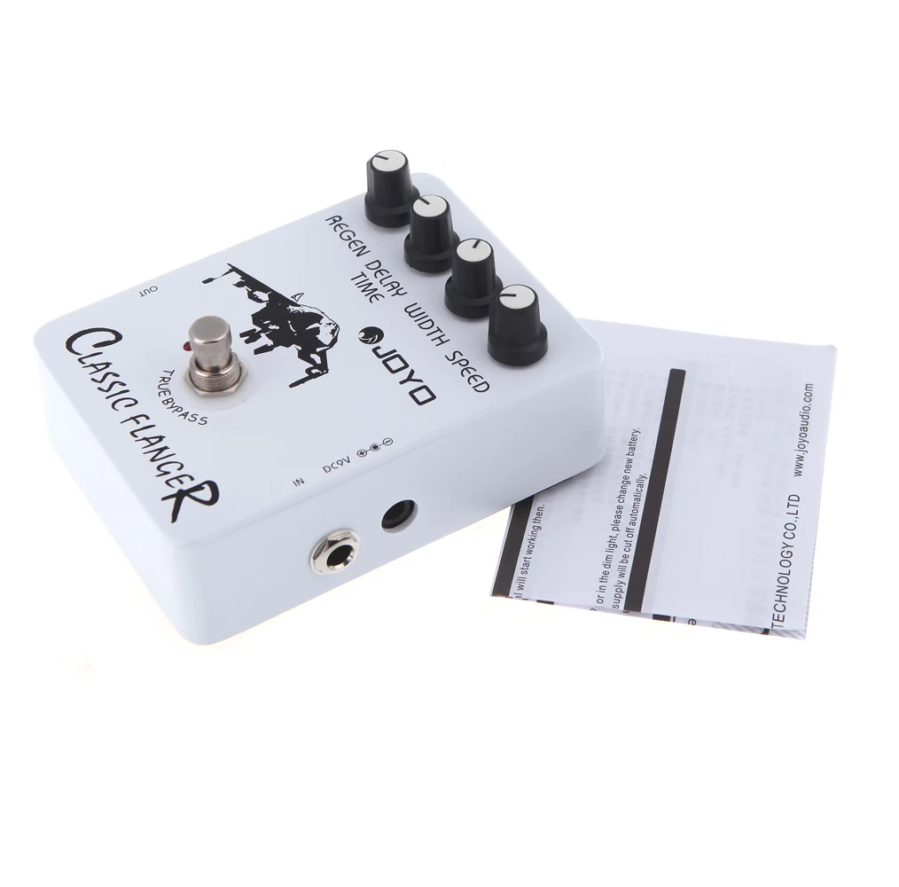 Joyo JF-07 Классическая педаль для гитары Flanger с истинным дизайном байпаса, гитарные аксессуары, гитарные детали