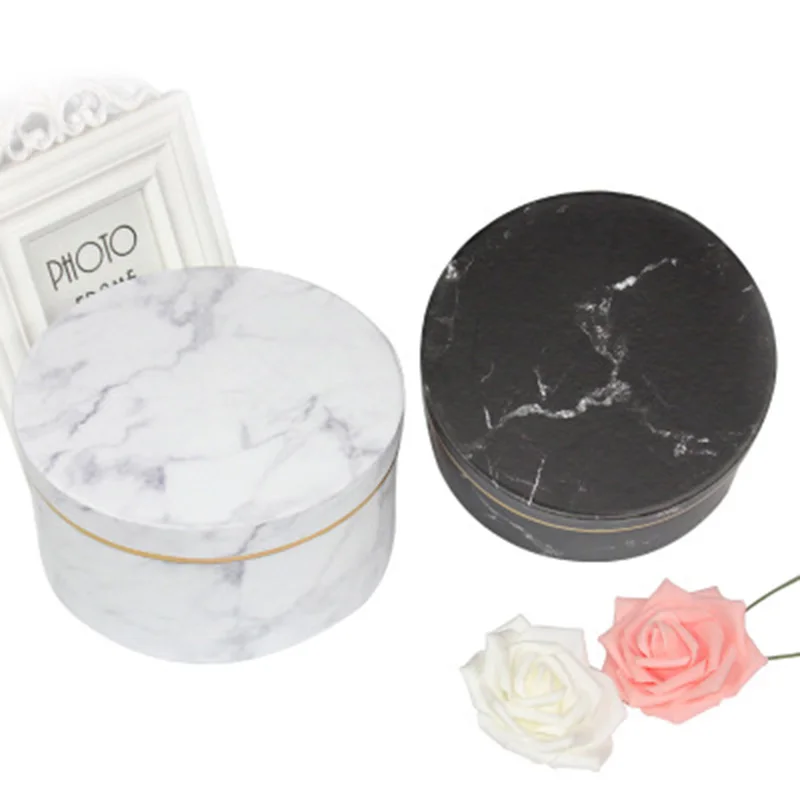 3 шт мраморная Подарочная коробка квадратное круглое Ювелирное Украшение в