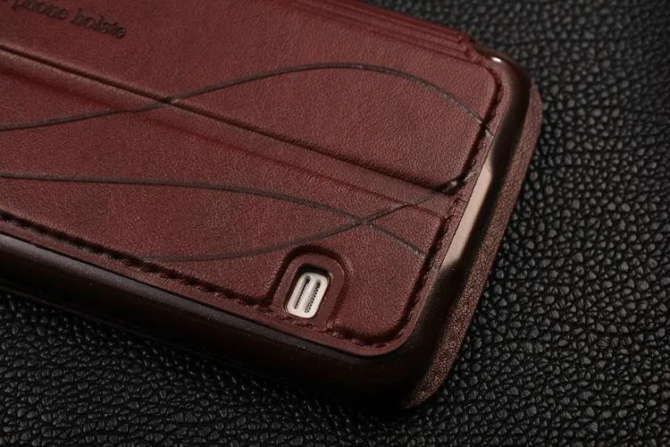 S5 Neo Роскошный кожаный чехол с окошком, откидная крышка для Samsung Galaxy S5 Neo G903F G903W G900F G910F G900H G900FD