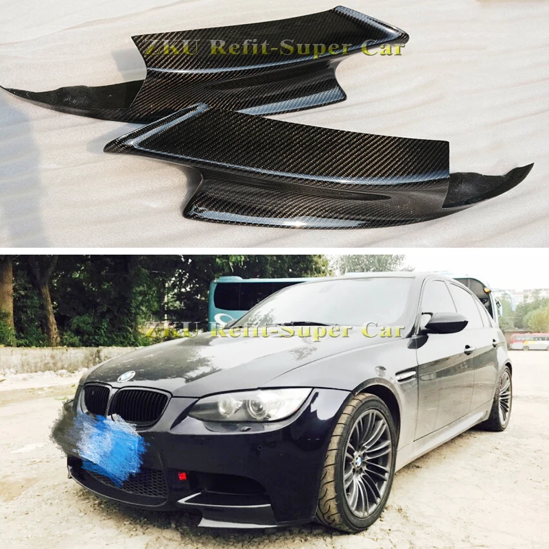 Передние разветвители из углеродного волокна в стиле P для BMW 3 серии E90 E92 E93 M3 2012