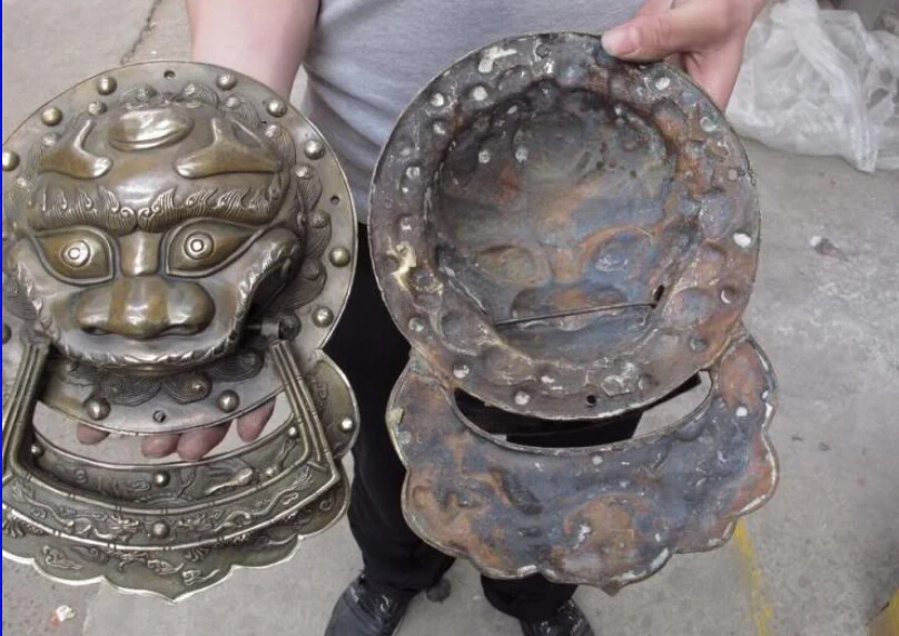 R0717 Подробная информация о народная медная бронзовая фигурка для привлечения