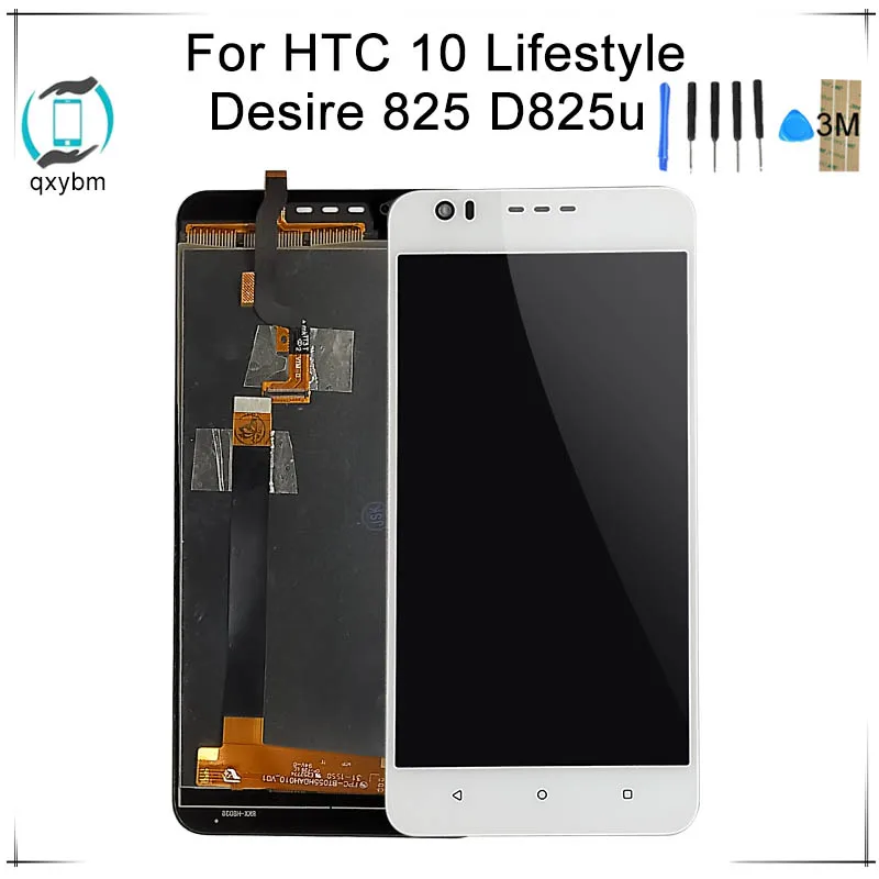 Для HTC Desire 825 D825u для 10 Lifestyle сенсорный экран панель дигитайзер ЖК дисплей монитор