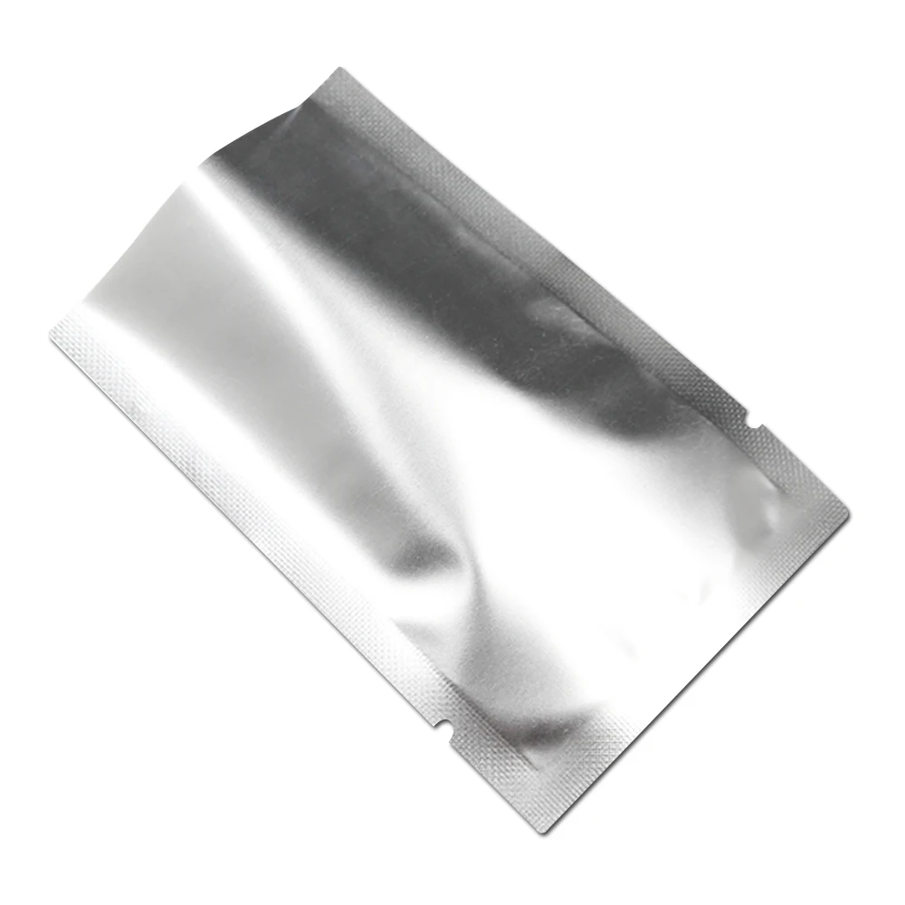 100 шт./лот пакеты из матовой фольги Mylar с открытым верхом вакуумный упаковщик