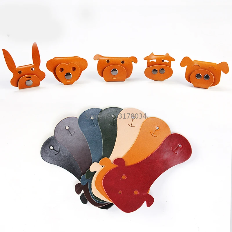 Сделай Сам Кожа ремесло стальное правило высечка животных Собака корова кошка