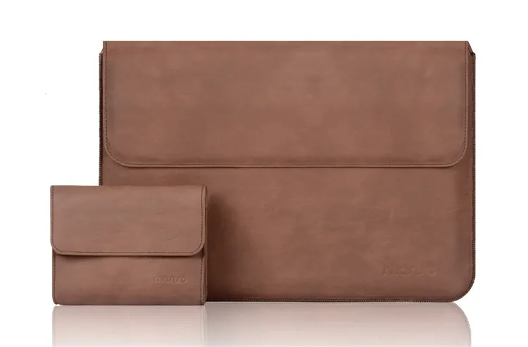 Brown Mosiso из искусственной кожи чехол для Macbook Air Pro 13 2013 для ipad Pro 12,9 кожаный магнитный чехол Аксессуары - Цвет: Brown