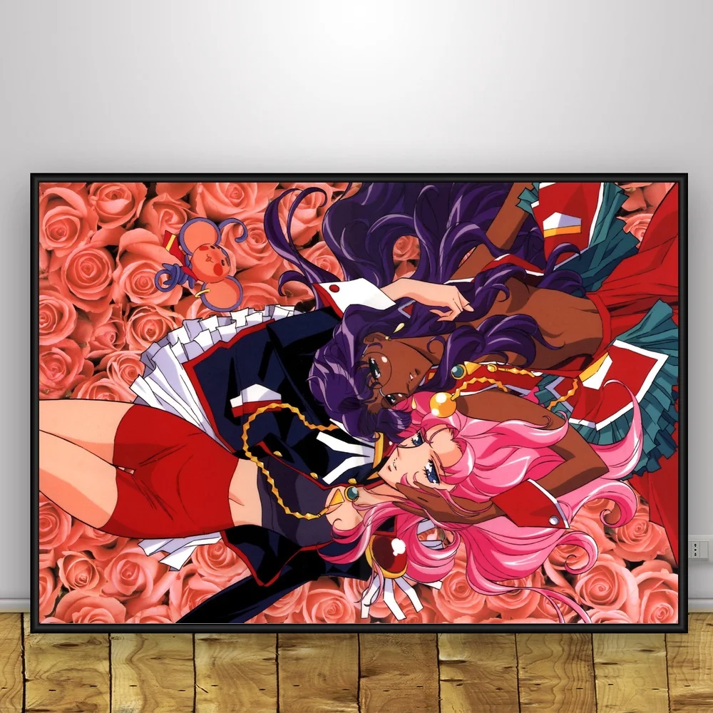 Революционная девушка Utena художественная шелковая ткань плакат печать 24x36