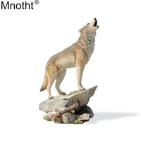 mnotht 16 canis lupus model wolf pet mini toys emulation resin accessory for action figure collection gifts artwork decoration