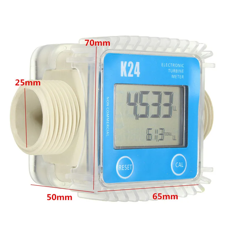 K24 для турбины цифровой дизельного топлива Расходомер химических веществ вода