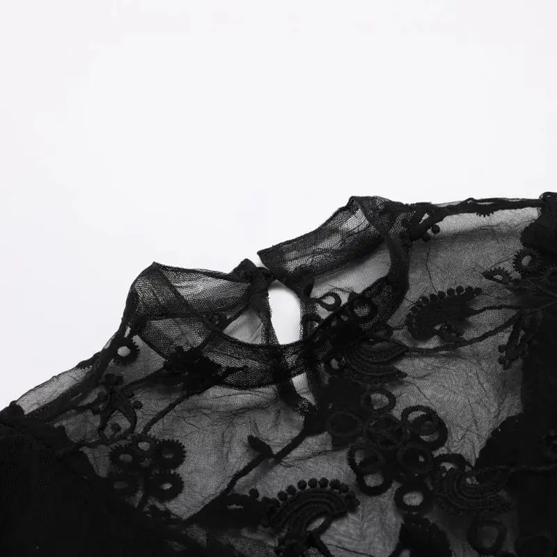 Роскошная блузка с вышивкой для подиума дизайнерские женские топы полный Пышный