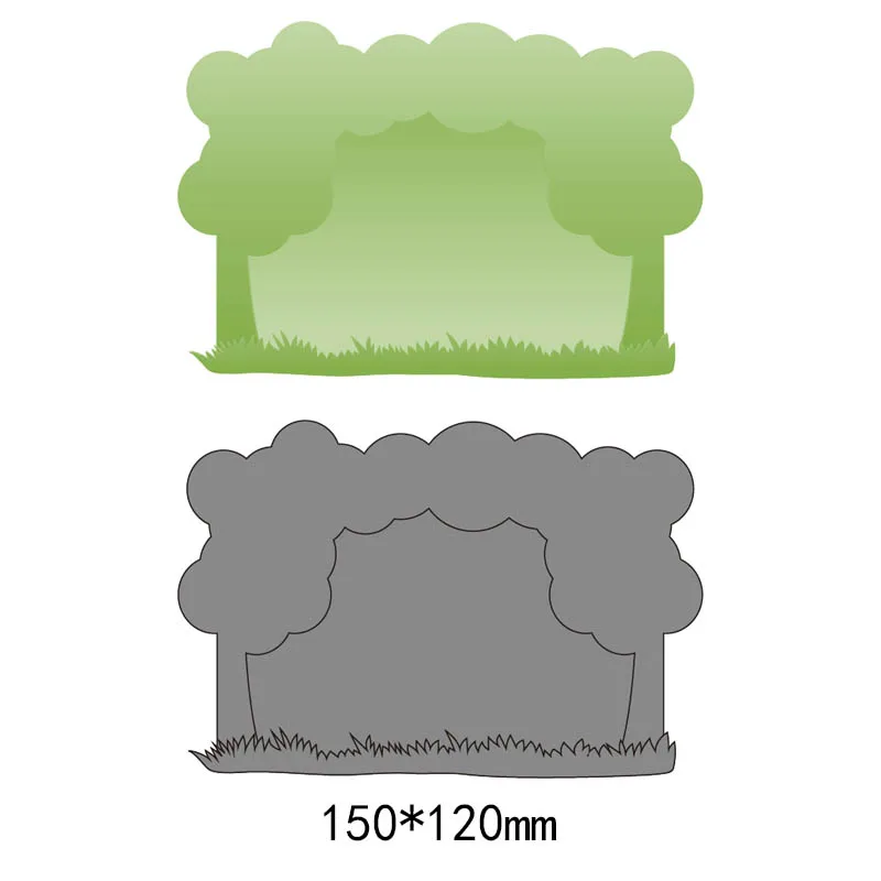Трафаретный вырубной штамп нерегулярный рисунок Ящик Металлический Стальной