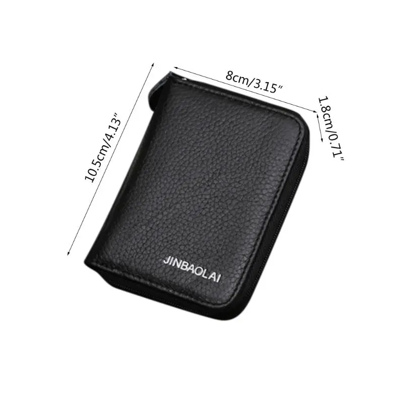 Модный мужской кожаный мини кошелек для монет маленький кредитных карт сумка на
