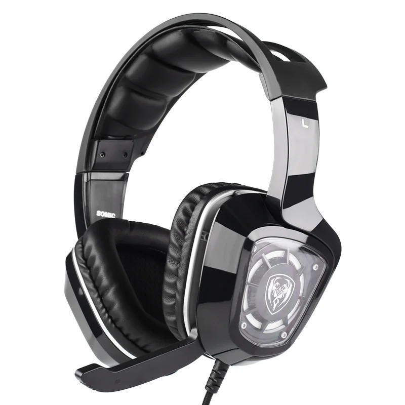 SOMiC G910i игровые гарнитуры Шлем USB 7 1 виртуальный объемный звук стерео наушники с