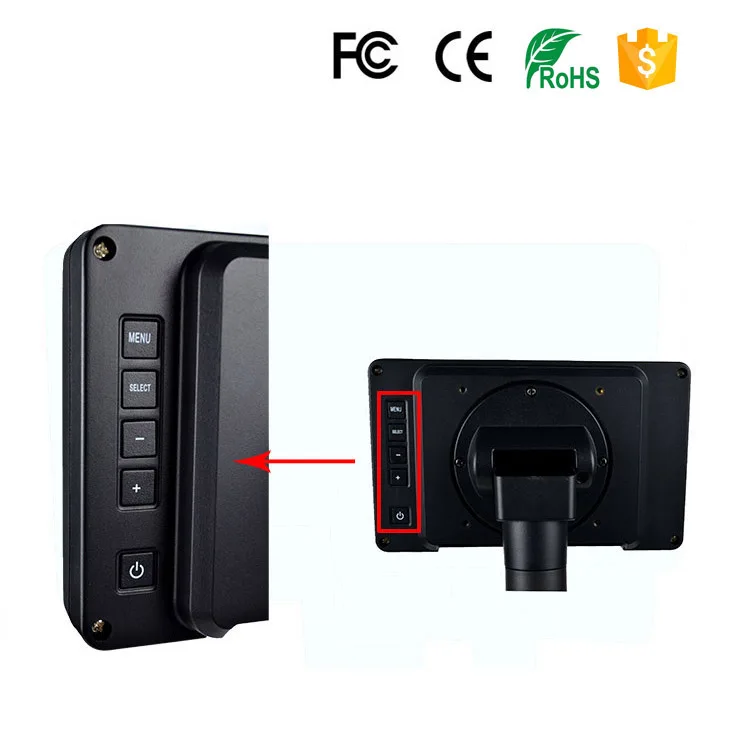 7 дюймовый ЖК дисплей PD7000 рекламный POS для кассового аппарата|display advertising|display