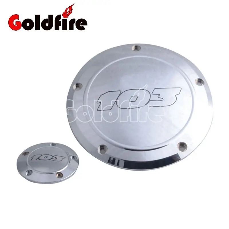 5 Holes Cover CNC Beveled Chrome Motorcycle Derby &amp Timing Timer For Harley Road King Softail Dyna FLHRS FLTFB | Автомобили и