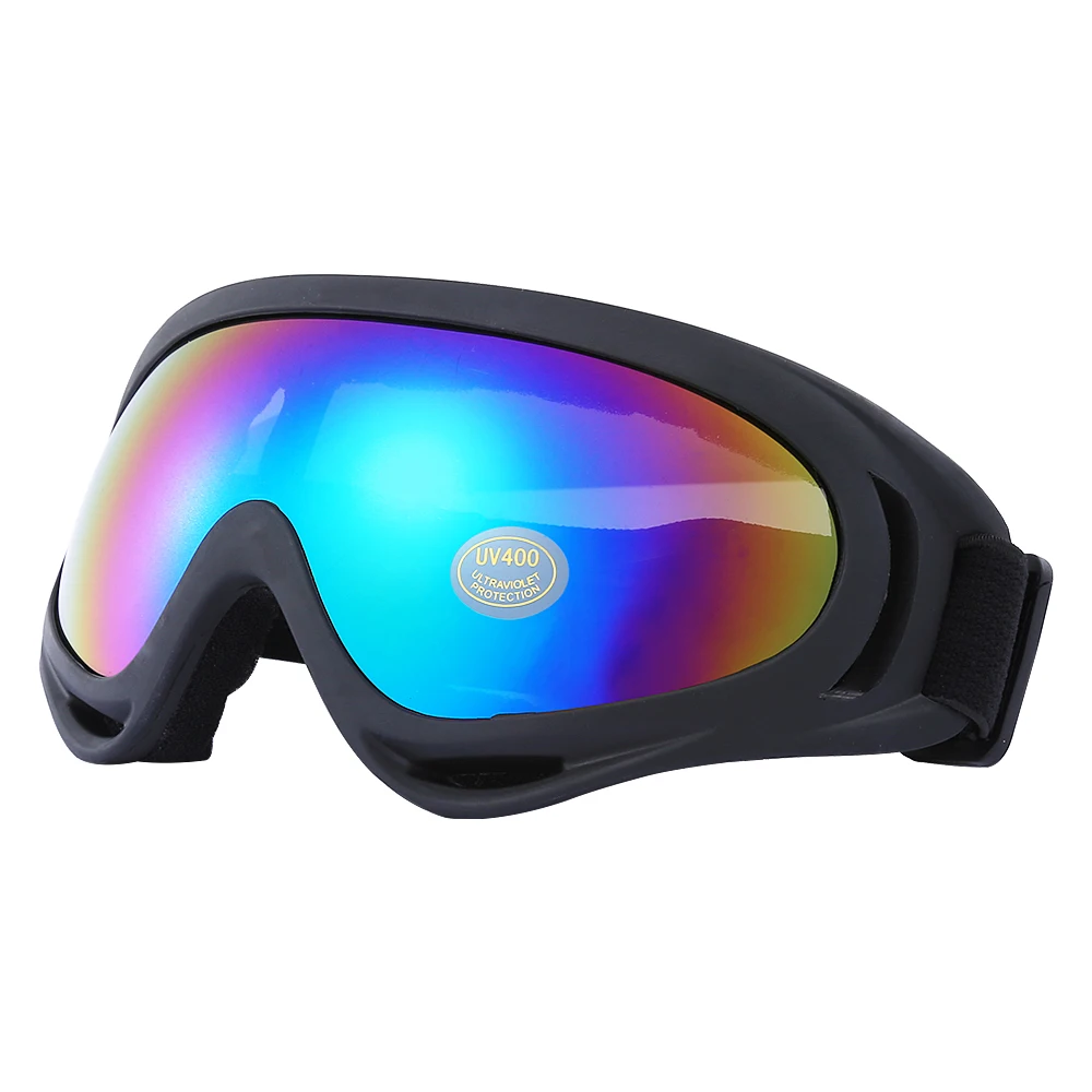 black frame color Очки для лыж и сноуборда горные лыжные очки снегоходы зимние спортивные Gogle снежные очки - Цвет: black frame color