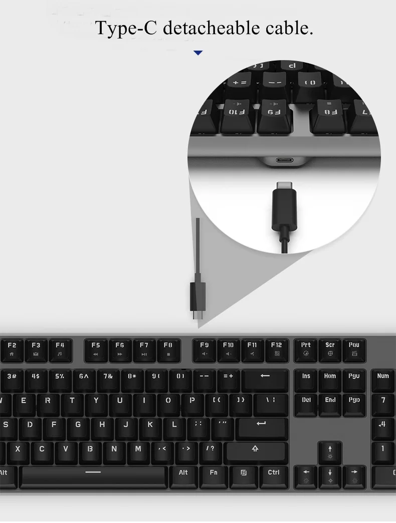 Новое поступление RK601/602 Mitch Rabbit эргономичная USB Проводная Механическая клавиатура с антипривидением оригинальная ось вишни, корпус из алюминиевого сплава