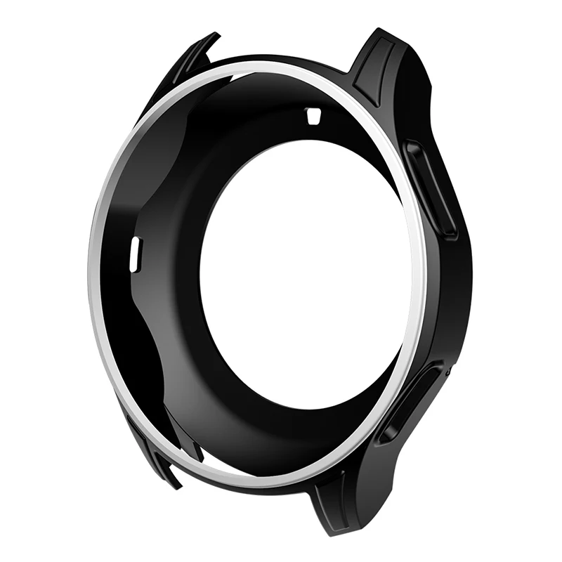Black-White AWINNER силиконовые защитные чехлы для samsung gear S3 Frontier оболочки резиновый ремешок крышка красочные умные часы силиконовый защитный - Цвет: Black-White