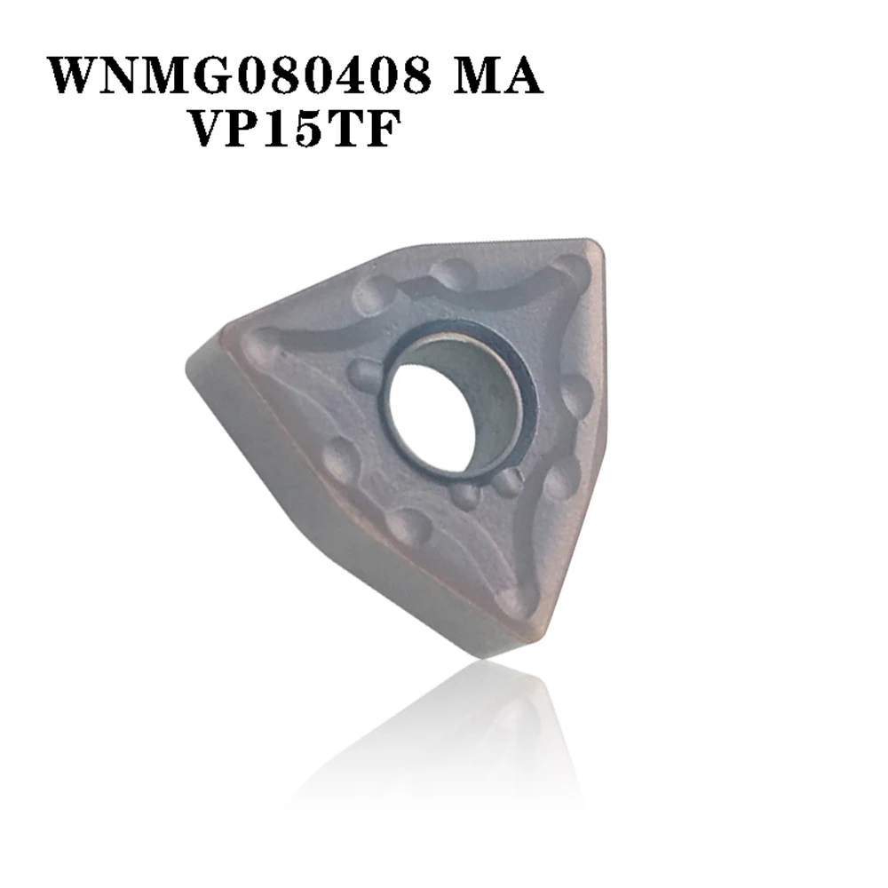 20 штук WNMG080408 MA VP15TF карбидные вставки внешний токарный инструмент WNMG 080408 токарные инструменты Фрезерный резак инструмент с ЧПУ