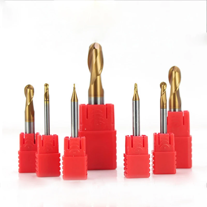 1 шт. твердосплавное покрытие Вольфрамовая сталь шаровая Концевая мельница для