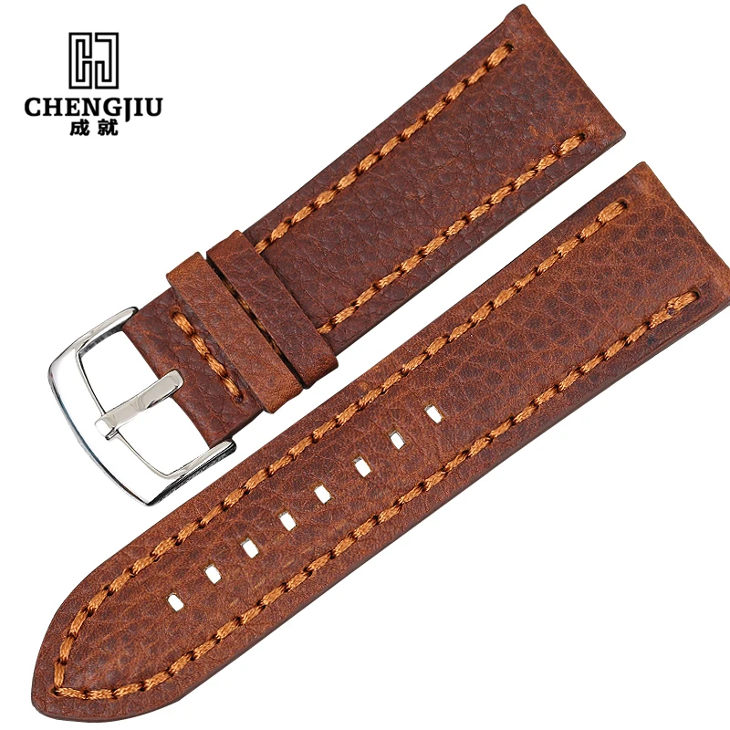 Пояса из натуральной кожи Ремешки для наручных часов tudor/Rolex/Panerai/Omega Часы Для