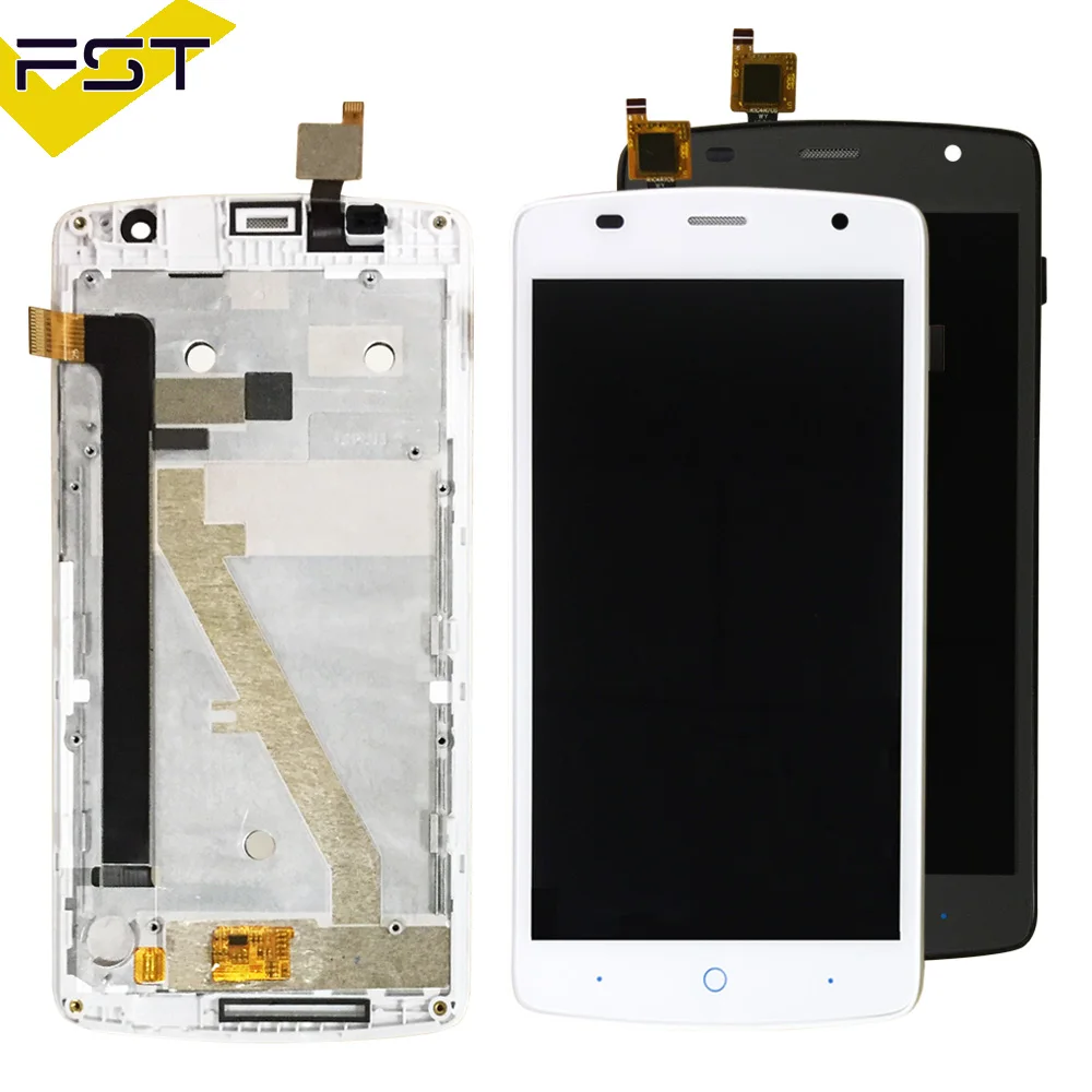 Протестировано для zte Blade L5 Plus ЖК-дисплей+ кодирующий преобразователь сенсорного экрана в сборе с рамкой запасные части для zte L5 Plus Pantalla