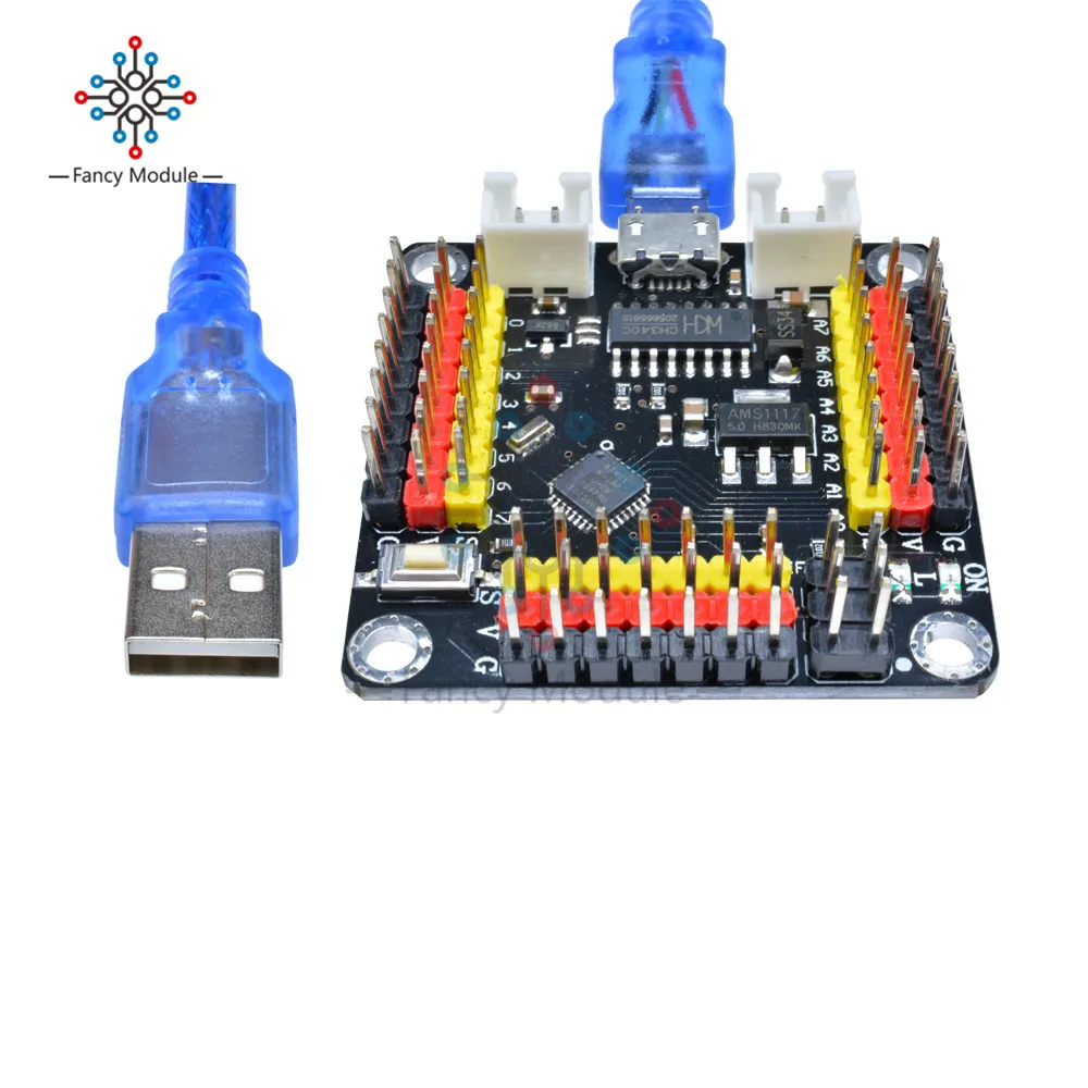 Спаянный расширительный модуль DM серии Strong CH340 ATMEGA328P NANO V3.0 заменяет FT232RL с