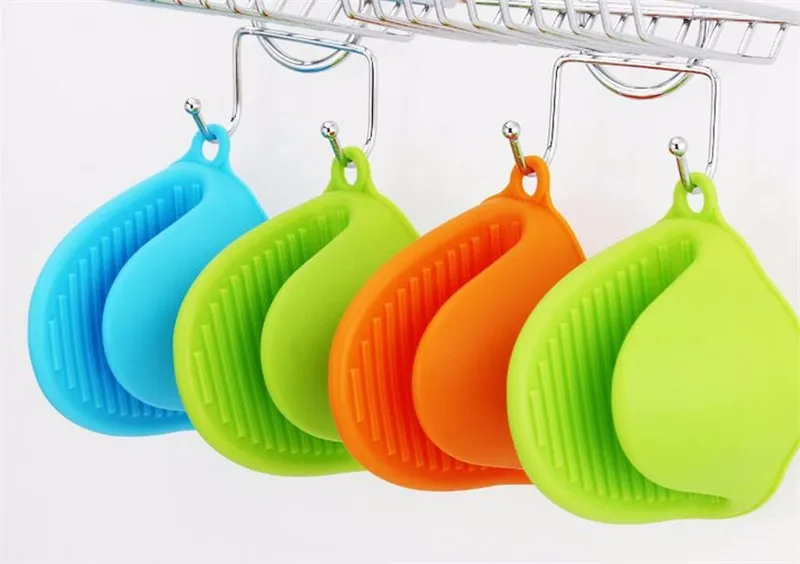 Изолированные перчатки для приготовления пищи силиконовые толстые термостойкие