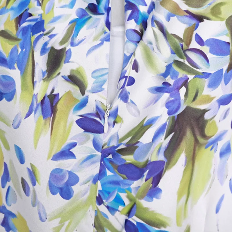 2016 Spring Fashion Women Flower Print Sheath Dress Elegant Sleeveless Work Dresses | Женская одежда