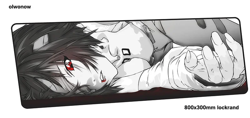 Evangelion Коврик для мыши геймер властный 800x300x3 мм игровой коврик для мыши профессиональные аксессуары для ноутбука ПК эргономичный коврик для мыши