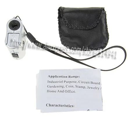 

Free Shipping Professional Portable LED 60X Mini Microscope 9592