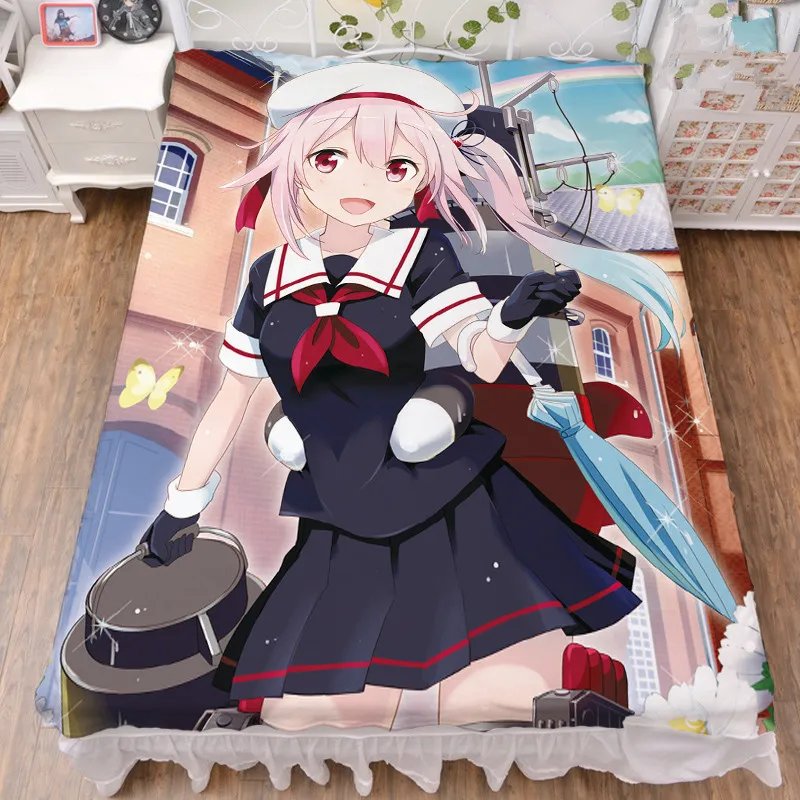 19 Аниме Kantai Коллекция KanColle персонажи сексуальная девушка Kongo Nagato Shoukaku постельное белье из молочного волокна и фланелевое одеяло 150x200 см - Цвет: 19
