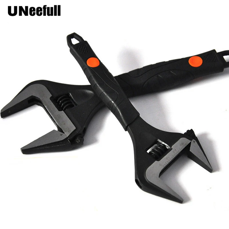 

UNeefull Opening adjustable wrench 6-12 inch,bathroom maintenance wrench,Repair air conditioning torque wrench Mutil hand tool