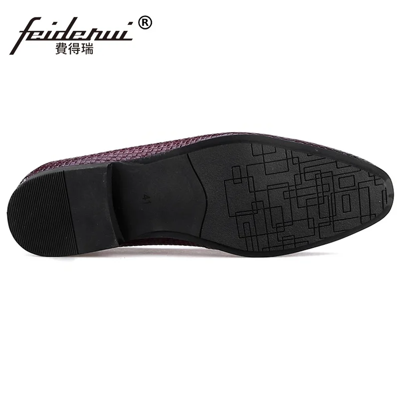 Британский стиль круглый носок дышащая мужская повседневная обувь из
