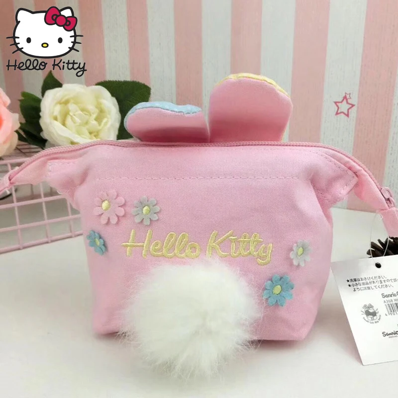 2019 сумка hello kitty ручная макияж работа мультяшный милый бант для девочек покупок