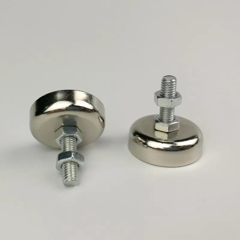 10 шт. D25mm супер мощный неодимовый магнит для горшка сильный M5 Многофункциональный фиксированный присоска магниты чашки аксессуары