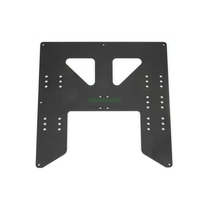 

Anet A8 Y Carriage Black Upgrade Anodized Aluminum Plate For Prusa I3 Anet A8 3D Printers Hotbed Support